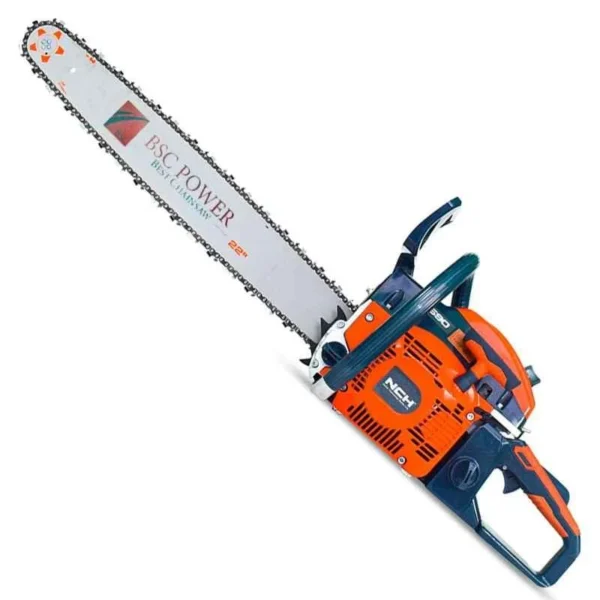 BSC Power NCH H590 22 inch 58CC 2 Stroke Petrol Engine Operated Chain Saw, MTAK-EL-CH-5280