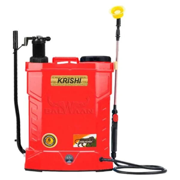 Balwaan 18L 12V 8A Battery & Manual Knapsack Sprayer Pump, MTAK-BA-SP-724