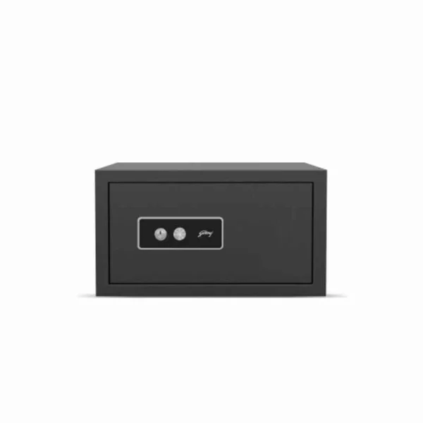 Godrej NX Pro 33 Liters Ebony Key Lock Manual Safe Locker with Duo Pin Cylinder Technology Lock & 2 Shooting Bolts (Tijori)