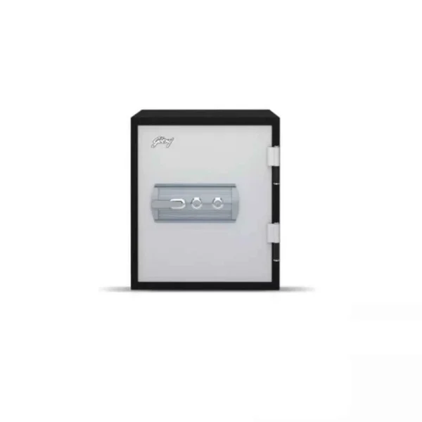 Godrej Safire 40 Liters Fire Resistant Key Lock Manual Safe Locker with Double Wall & Internal Shelves (Tijori)