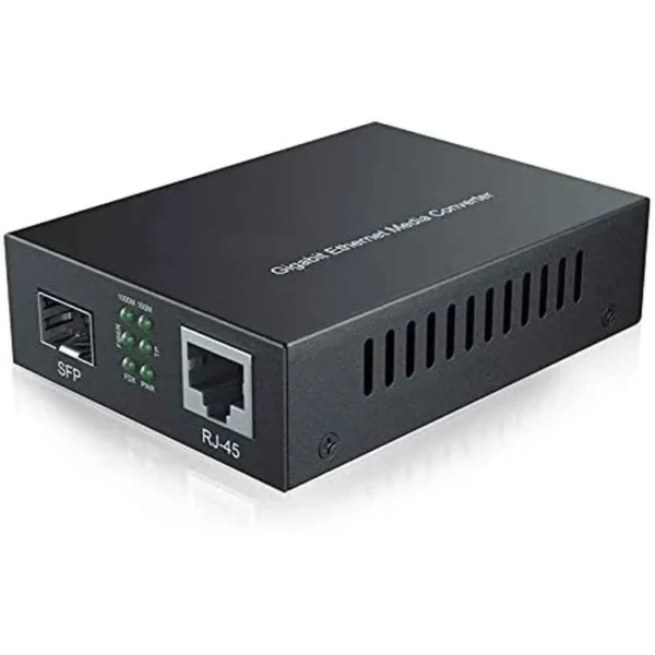 Hanutech 10/100/1000Mbps without SFP Media Converter