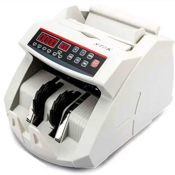 SToK ST-MC01 Note Counting Machine, 300 pcs | LED | UV, MG, IR| 1000 Notes/Min, Fake Note Detection, White