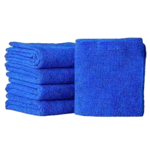 Viva City Blue Microfiber & Cotton Car Cleaning Cloth, (Pack of 5)