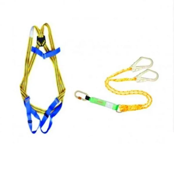 Bellstone Free Size Double Hook Full Body Safety Harness Belt with Scaffold, BHISB-102 (Pack of 5)