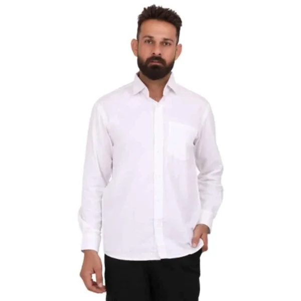 Club Twenty One Workwear Oxford Pro Cotton White Safety Shirt, 4014, Size: XL