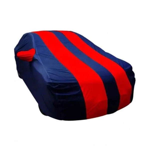 Autolane Matty Fabric Red & Blue Car Body Cover For Maruti Suzuki Baleno Sedan old